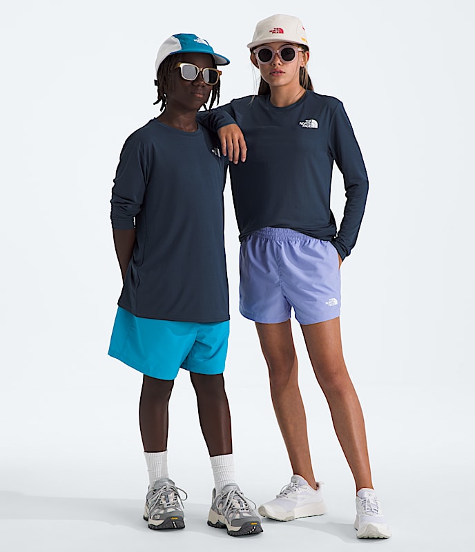 Boys  Girls 247 LongSleeve Tee TNF Main