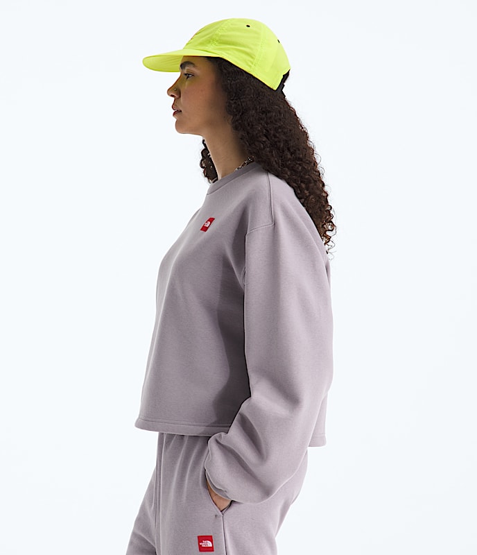 Chandail ras du cou TNFRed Box pour femmes TNF MODEL34