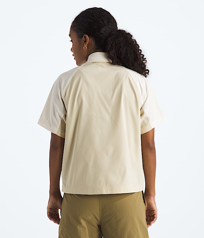 Haut  manches courtes Trail LIGHTRANGE pour femmes TNF BACK