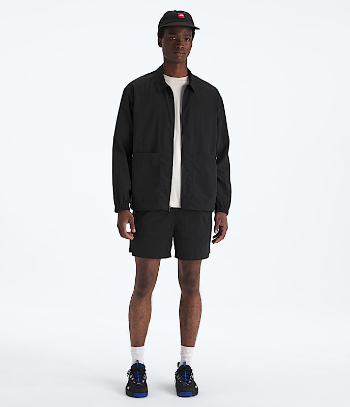 Mens TNF Red Box Nylon LongSleeve Shirt TNF HERO2