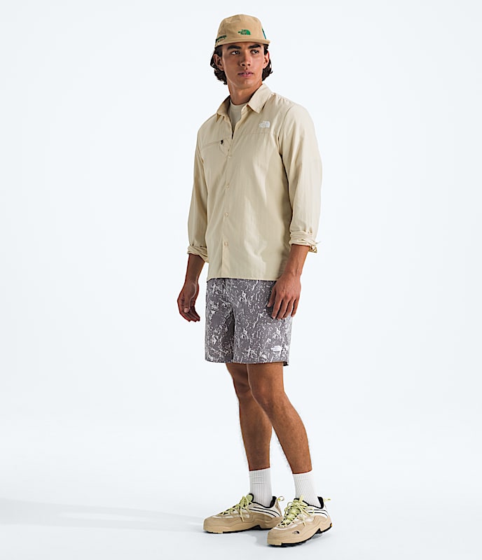 Mens Packable LongSleeve Shirt TNF HERO2