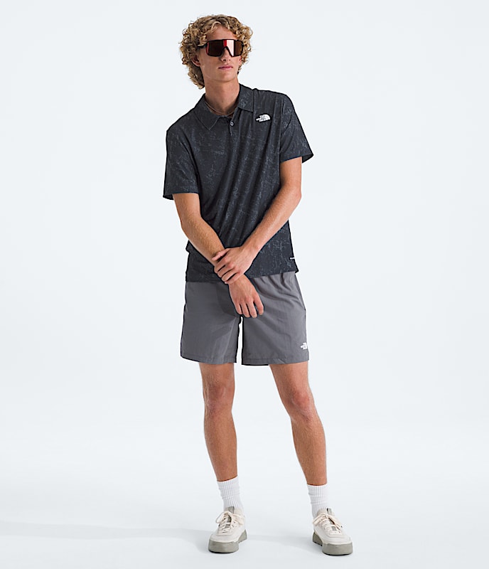 Polo imprim Adventure pour hommes TNF HERO2