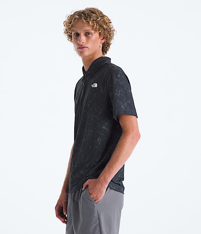 Polo imprim Adventure pour hommes TNF MODEL34