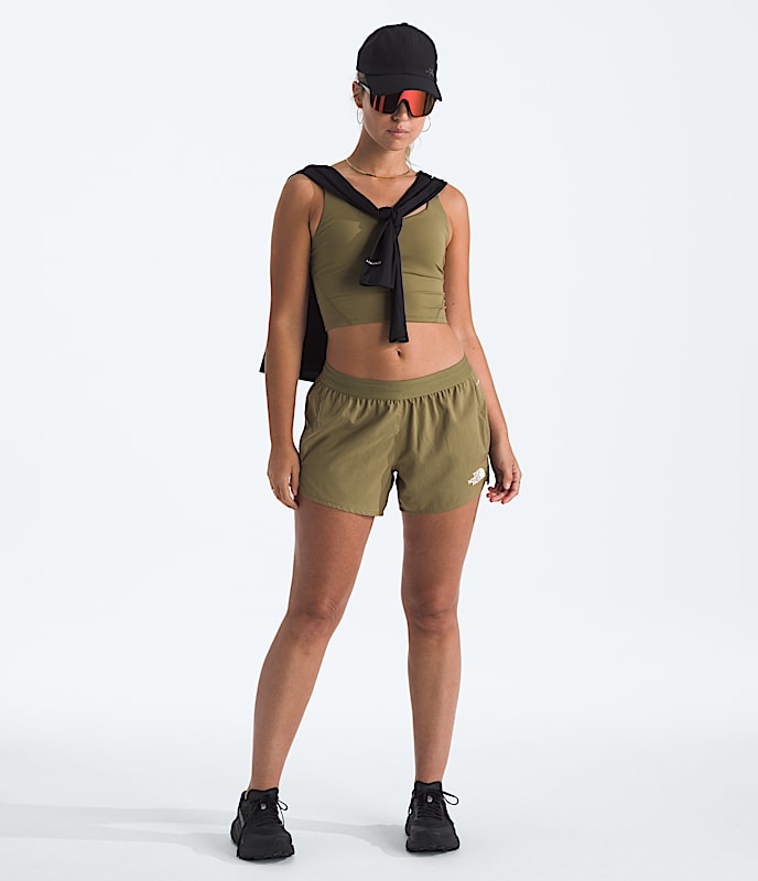 Womens Lightbright 4 Shorts TNF HERO2