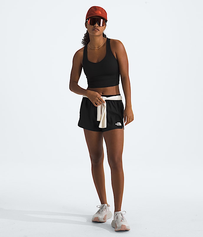 Womens Lightbright 4 Shorts TNF HERO2