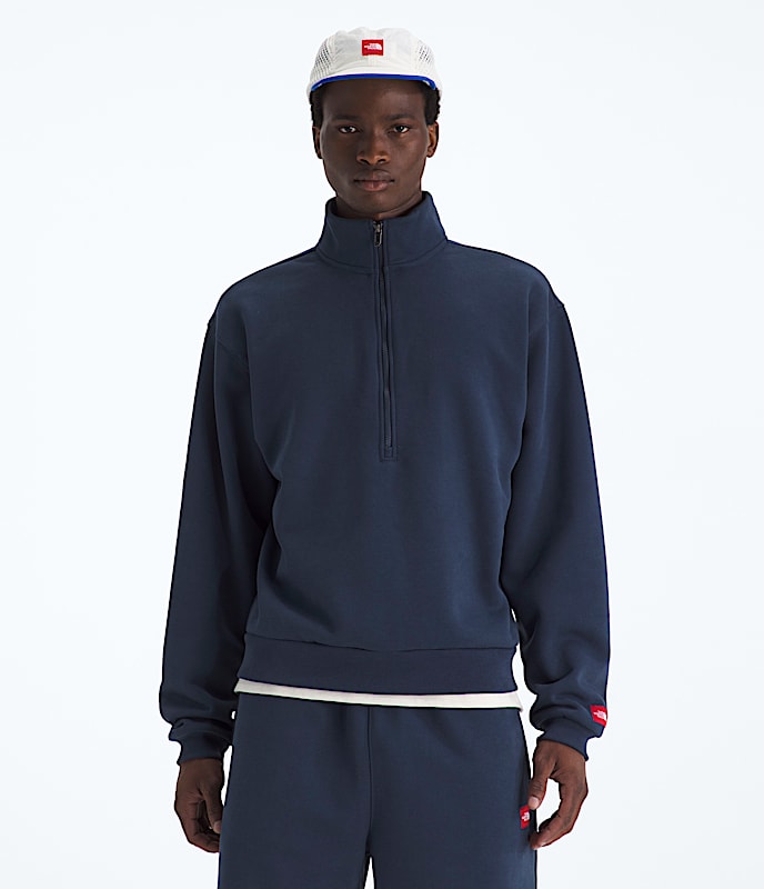 Mens TNF Red Box Half Zip TNF Main