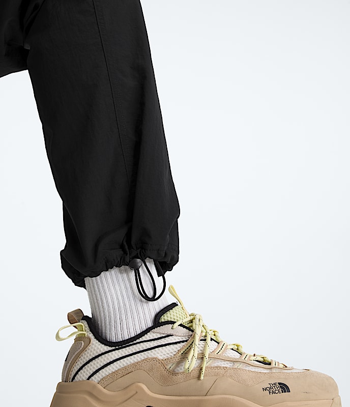 Mens TNF Red Box Nylon Belted Pants TNF ALT2