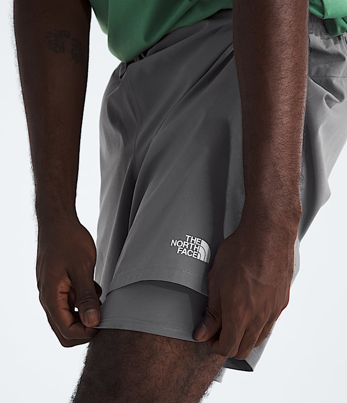 Short Wander 2 en 1 de 13 cm 7 po pour hommes TNF ALT1