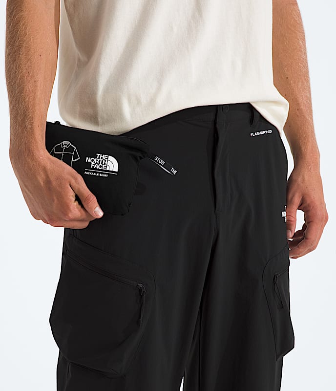 Mens Packable ShortSleeve Shirt TNF MODELALT6