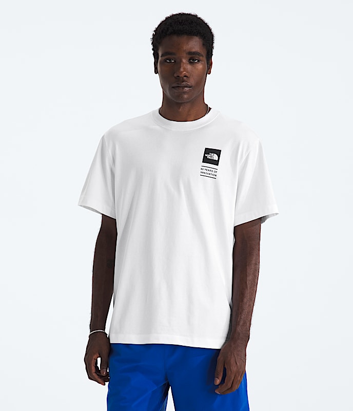 Mens TNF Celebration Relaxed ShortSleeve TeeGraphic TNF BACK