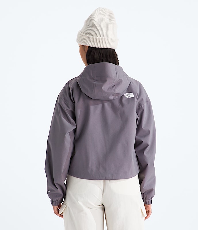 Womens Quest Cropped Jacket TNF BACK