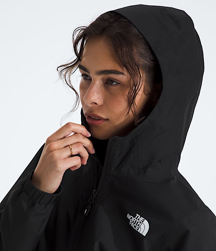 Womens Quest Waterproof Jacket TNF TNF Black MODELHOOD2