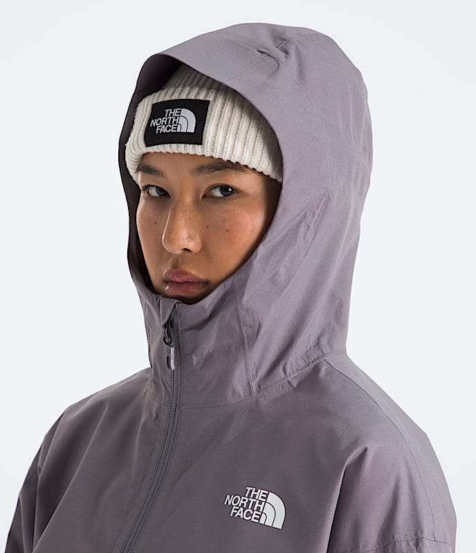 Womens Quest Cropped Waterproof Jacket TNF MODELHOOD2