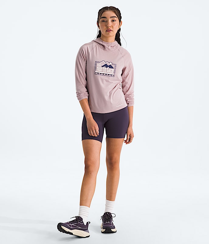 Womens Adventure Explore Pin Hoodie TNF HERO2