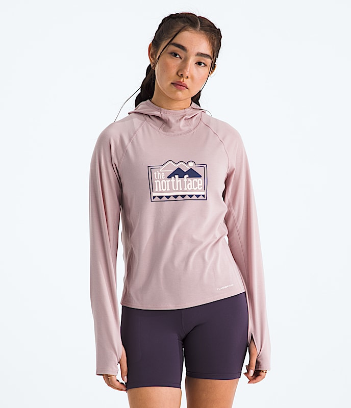 Womens Adventure Explore Pin Hoodie TNF Main