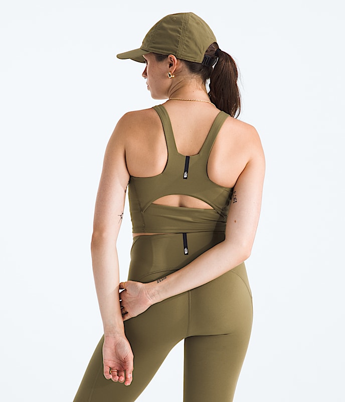 Soutiengorge long Jaida pour femmes TNF BACK