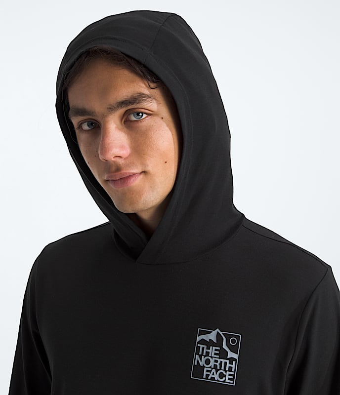 Mens Adventure Sunrise Hike Hoodie TNF MODELHOOD2