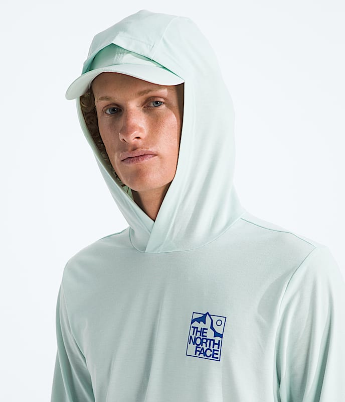 Mens Adventure Sunrise Hike Hoodie TNF MODELHOOD2