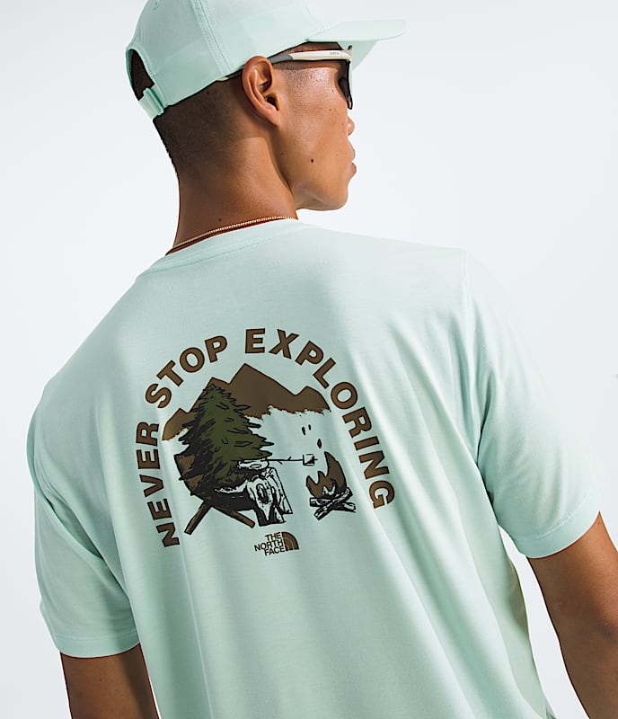 Tshirt  manches courtes Adventure Campfire pour hommes TNF HERO2