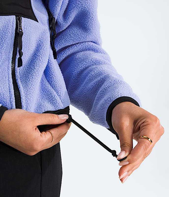 Womens Retro Denali Jacket TNF Periwinkle GlowTnf Black ALT1