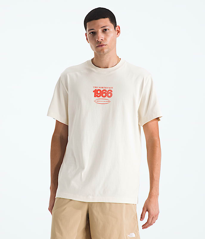 Tshirt imprim  manches courtes dcontract Track Relaxed pour hommes TNF HERO