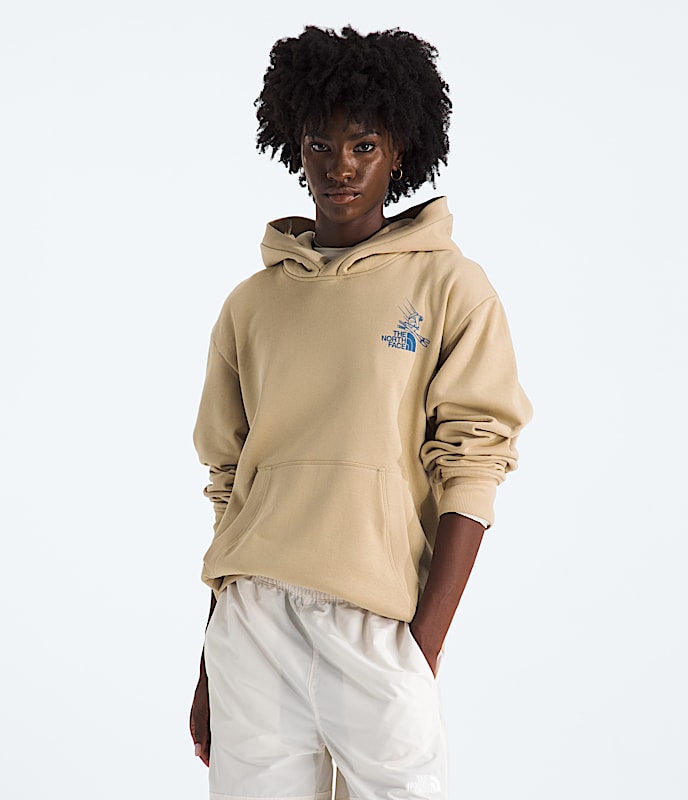 Unisex Mountain Celebration Relaxed HoodieGraphic TNF HERO3