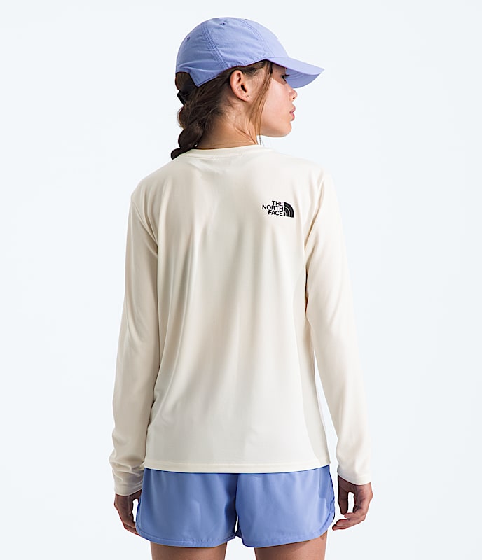 Boys  Girls 247 LongSleeve Tee TNF BACK