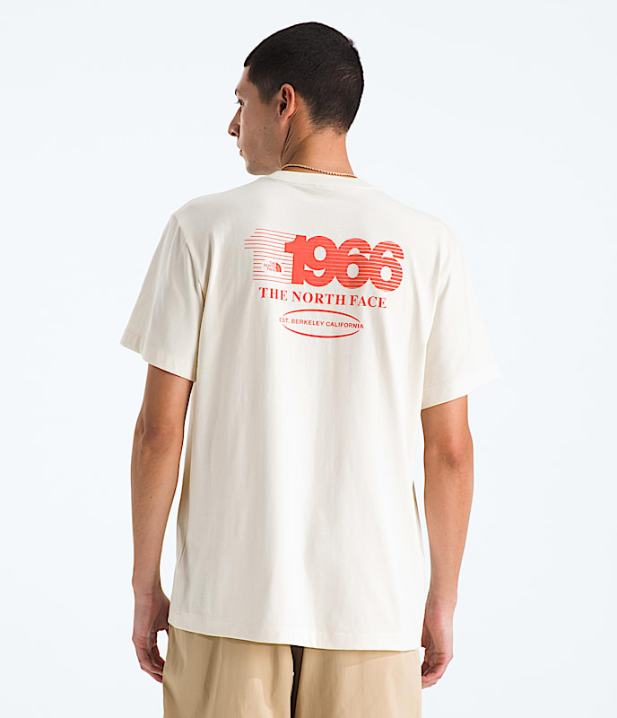 Tshirt imprim  manches courtes dcontract Track Relaxed pour hommes TNF BACK