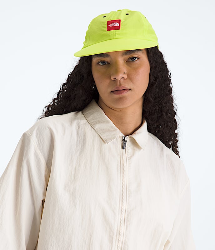 Womens TNF Red Box Nylon ShortSleeve Shirt TNF HERO3