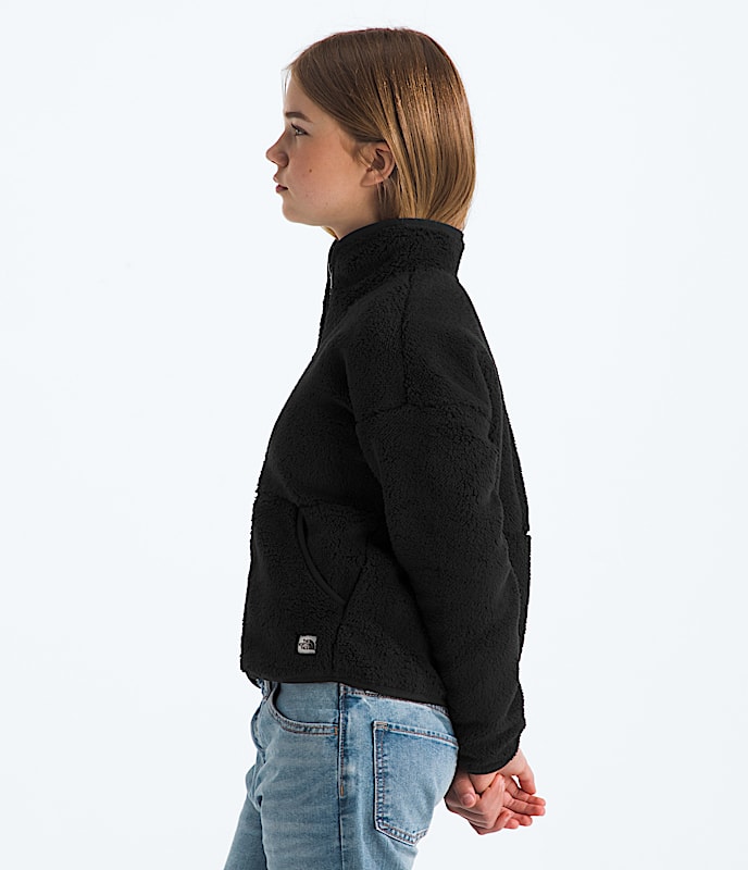 Girls Cabin Fleece FullZip Jacket TNF MODEL34