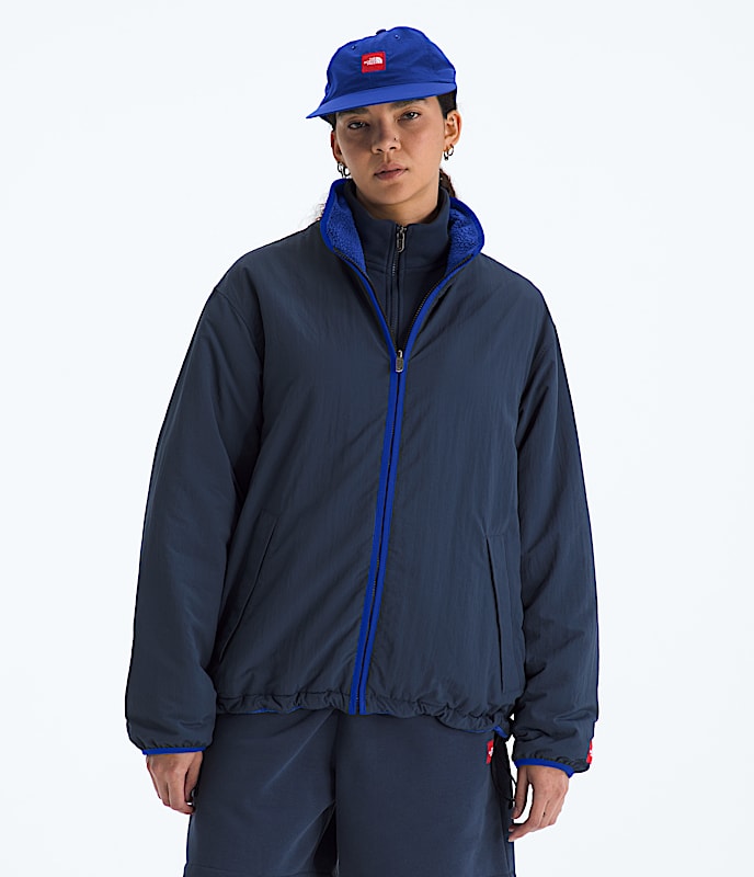 Men’s TNF™ Red Box Reversible Fleece Jacket - 3