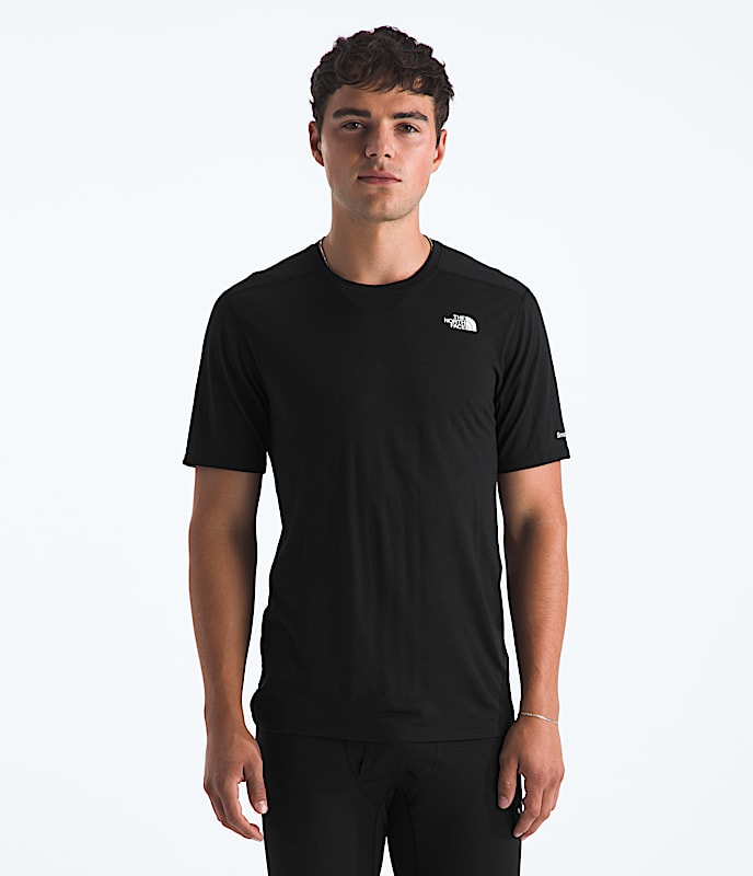 TNF X Smartwool Mens Merino Blend 150 ShortSleeve Crew TNF Main