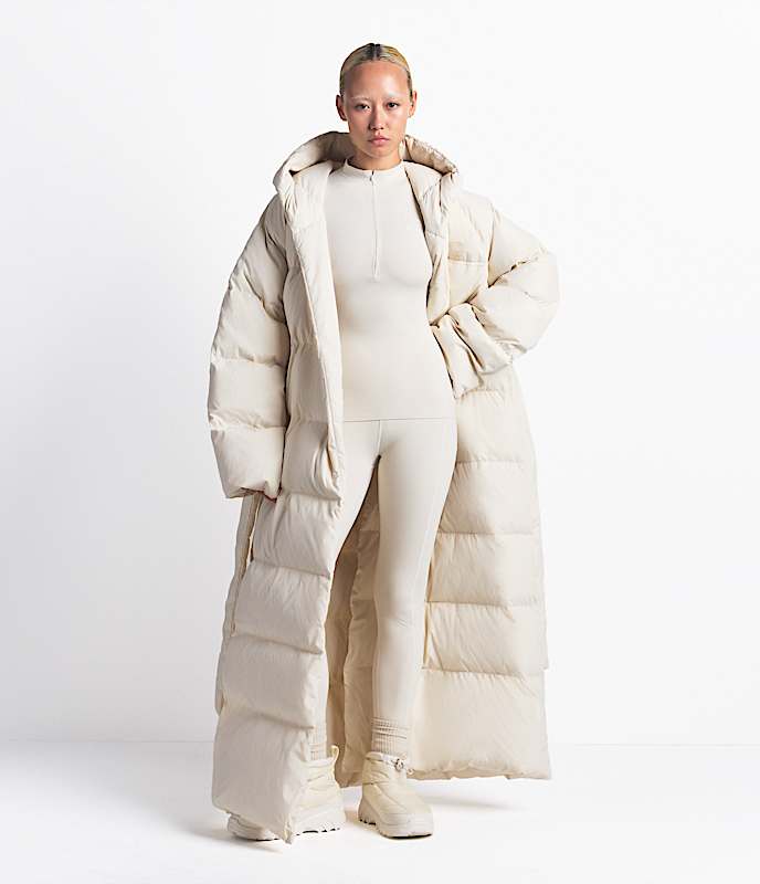 The North Face X SKIMS Women's Nuptse Wrap Parka