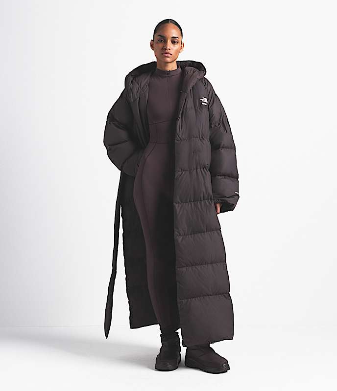 The North Face X SKIMS Women's Nuptse Wrap Parka | The North Face