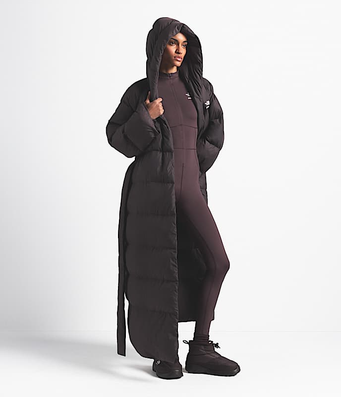 The North Face X SKIMS Women's Nuptse Wrap Parka - 4
