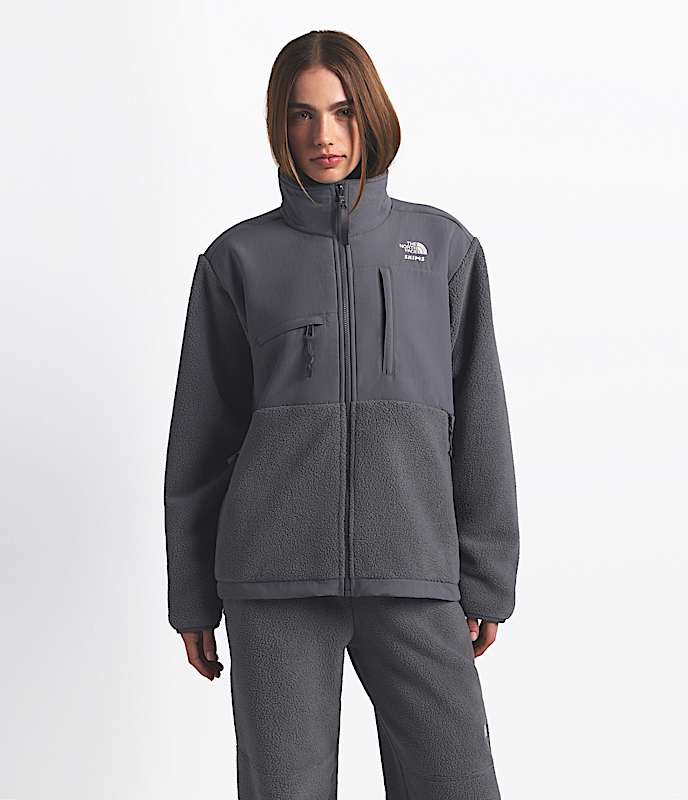 Manteau en molleton Denali 1995 The North Face x SKIMS TNF Gris acier Sk HERO