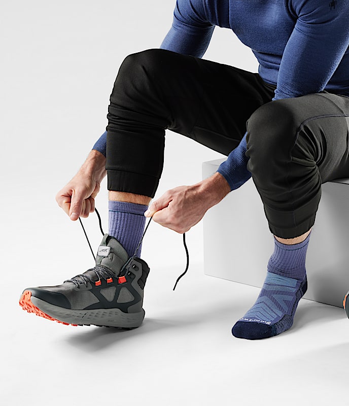 TNF X Smartwool HIKE Light Cushion Crew Socks