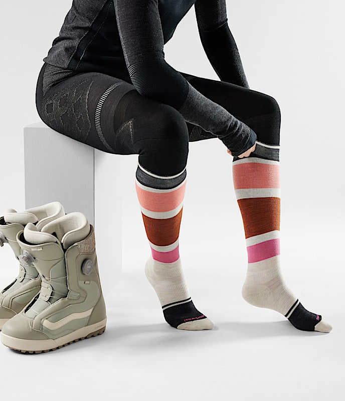 TNF X Smartwool Women's Snowboard Targeted Cushion OTC Socks