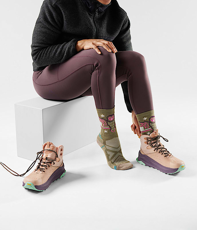 Women's HIKE Light Cushion Hoo Who Crew Socks - 2