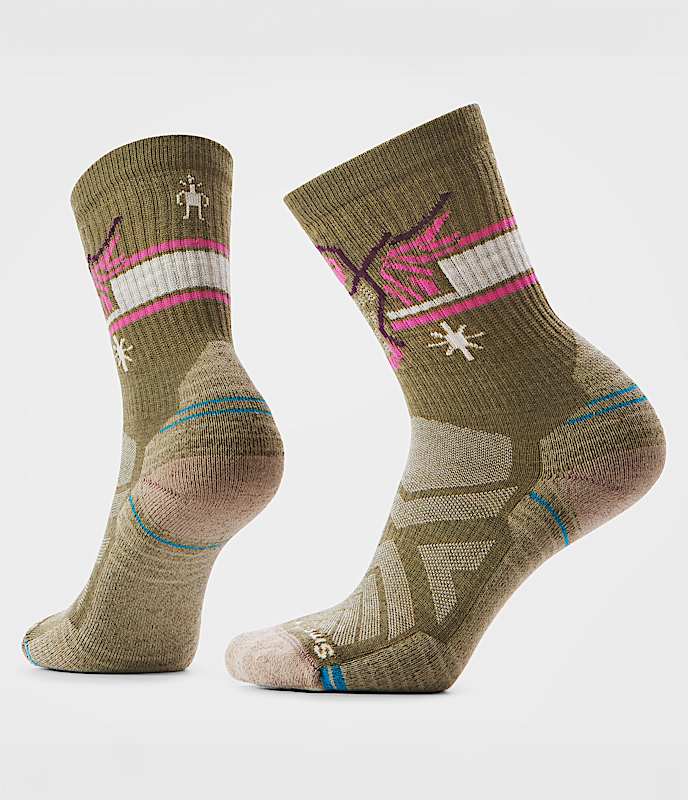 TNF X Smartwool Women's HIKE Light Cushion Hoo Who Crew Socks - 1