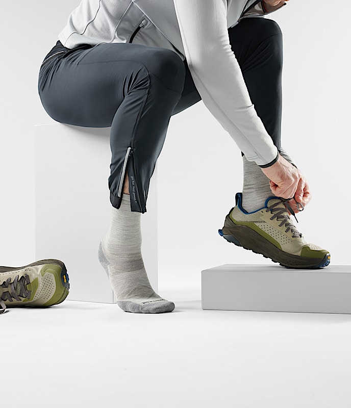 TNF X Smartwool Run Cold Weather Targeted Cushion Crew Socks