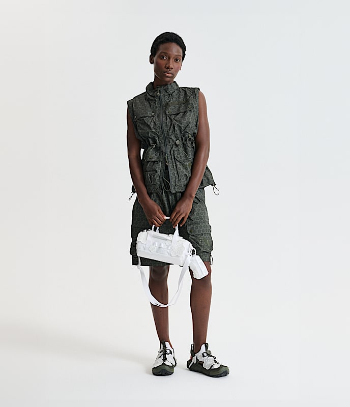 TNF x Cecilie Bahnsen Maria Translucent Base Camp Clutch TNF HERO