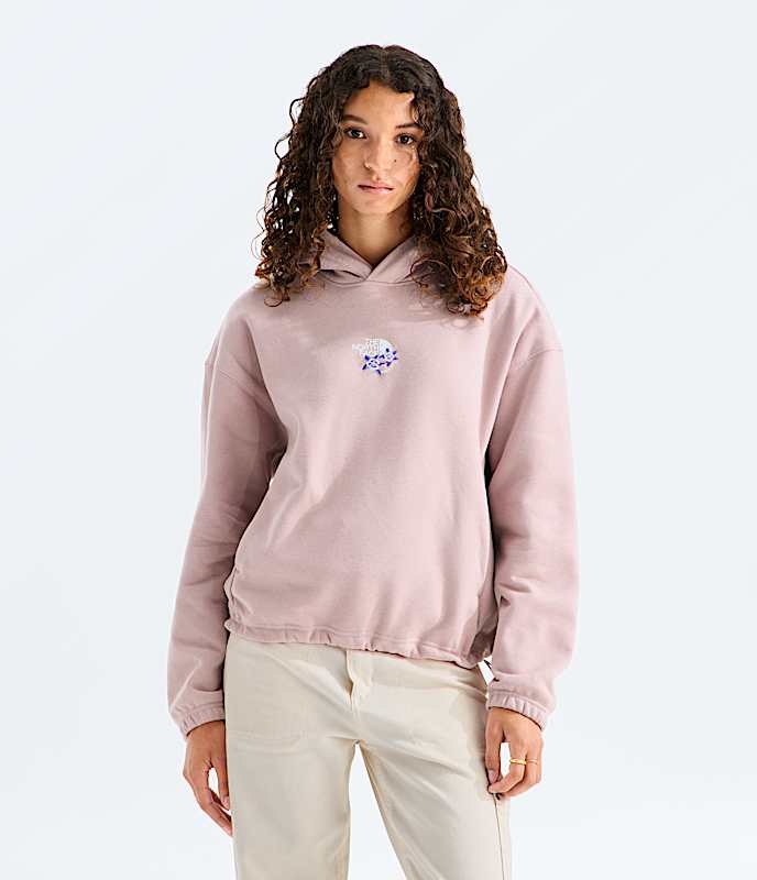 Womens Places We Love HoodieRockies Blue Columbine TNF Main