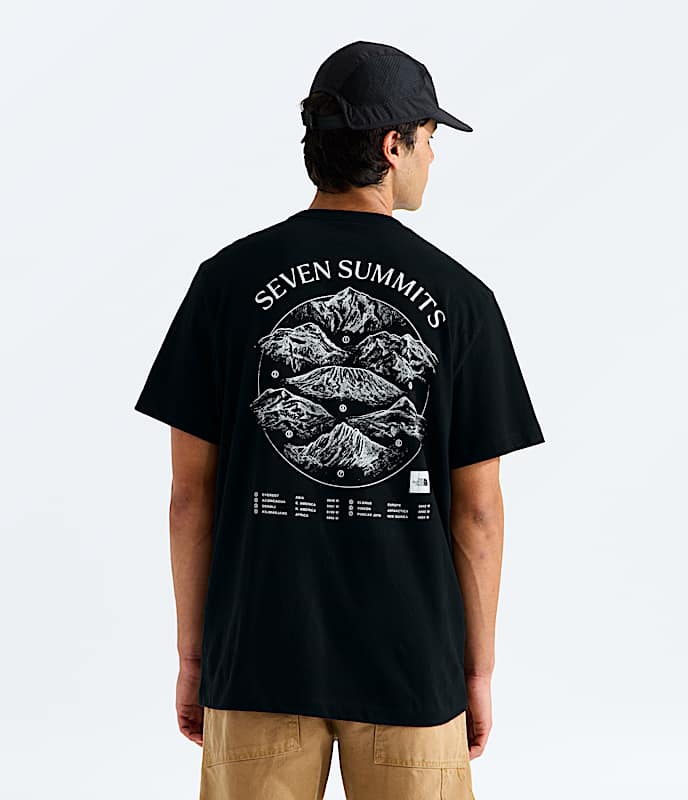 Mens Places We Love ShortSleeve TeeSeven Summits TNF Main