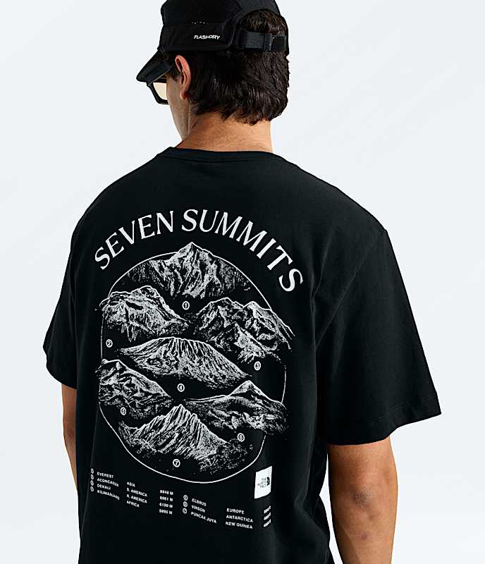 Mens Places We Love ShortSleeve TeeSeven Summits TNF HERO2