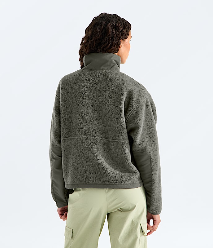 Womens Yumiori Off Peak Zip Jacket TNF BACK