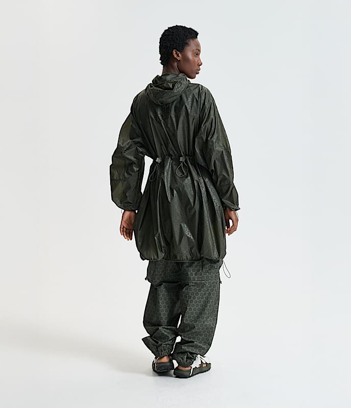 TNF x Cecilie Bahnsen Emma Long Wind Jacket TNF BACK