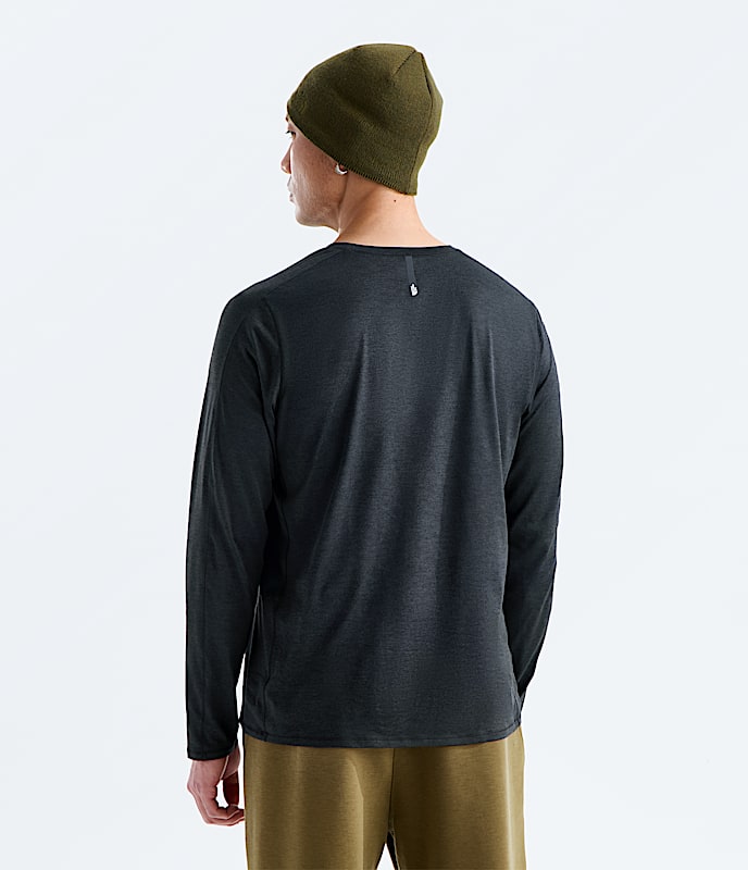 Mens Dynamic LongSleeve Tee TNF BACK