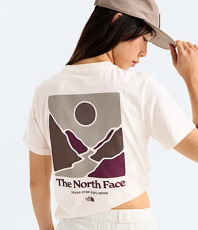 Womens Monte Reg ShortSleeve TeeGraphic TNF HERO2