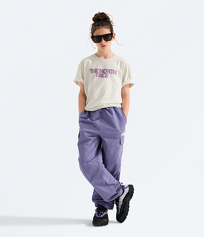 Boys  Girls Girls Chalbi Relaxed ShortSleeve TeeGraphic TNF HERO2
